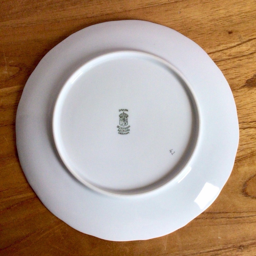 Vintage Bavaria Schumann Arzberg Fruit Motif Porcelain Plates - Set of 2 - Picture 5 of 11